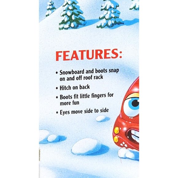 Chevron Cars Brent Blizzard Vintage Collectible Toy: Snowboard & Boots, Roof Rac - Picture 6 of 16